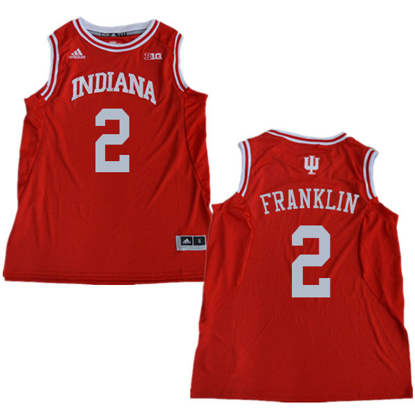 Men #2 Armaan Franklin Indiana Hoosiers College Basketball Jerseys Sale-Red - Click Image to Close
